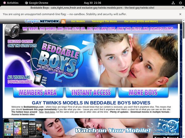 Account Beddable Boys Free
