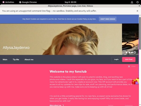 Allysajaydenxo Mobile Porn