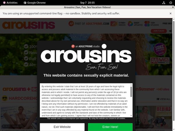 Arousins 1 Day Trial