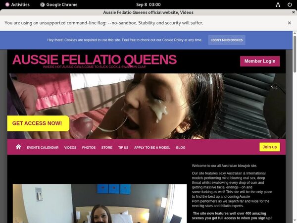Aussie Fellatio Queens Without Paying