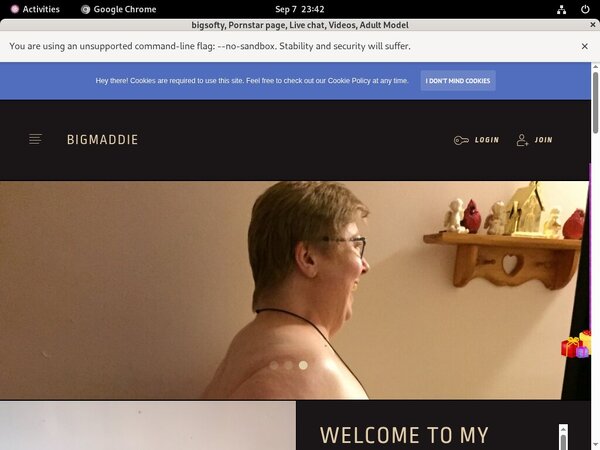 Bigmaddie.com Credit Card
