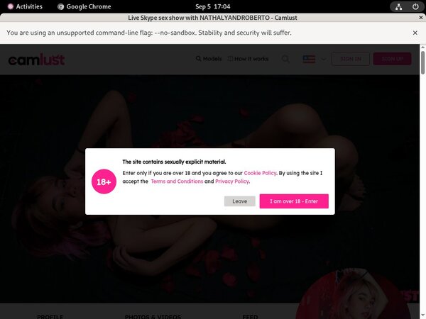 Camlust.com Log In
