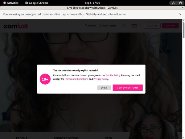 Camlust.com Network Login