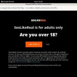 Contas Premium Sex Like Real