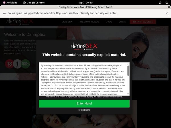 Daring Sex Membership Plan