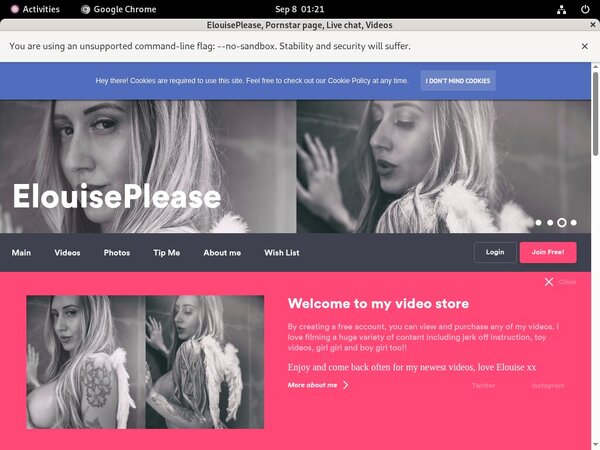 Elouiseplease Discount Sign Up