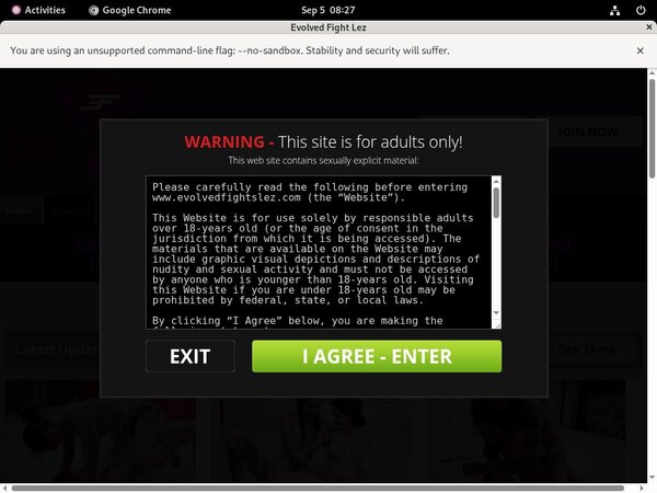 Evolved Fights Lez Discount Vendo