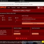 FRENCH GIRLS FEET Checkout Page