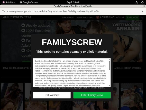 Familyscrew.com Official Site