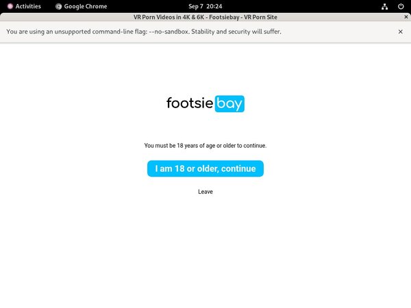 Footsie Bay Web