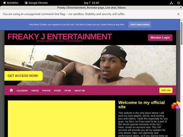 Freaky J Entertainment Model Freaky J Entertainment Model
