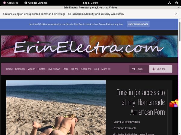 Free Account On Erin Electra