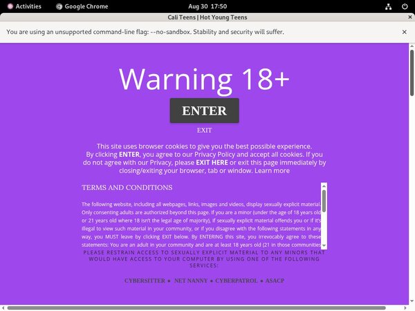 Free Cali Teens Access