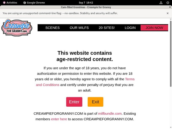 Free Creampieforgranny.com User