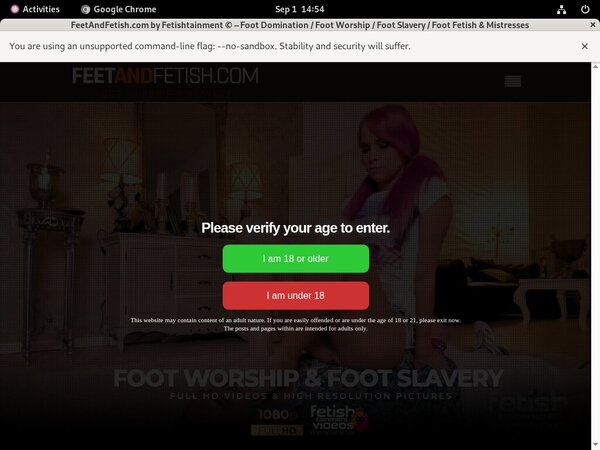 Free Feetandfetish Trial Offer