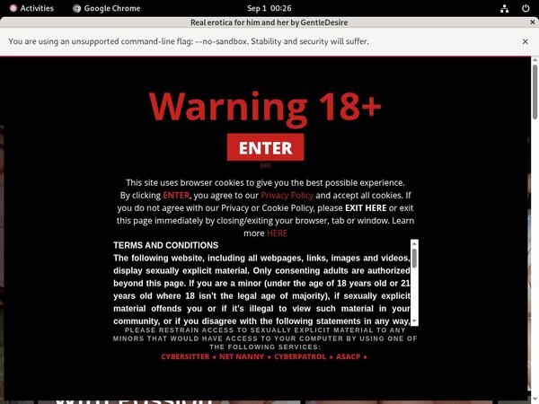 Free Gentledesire.com Trial Membership