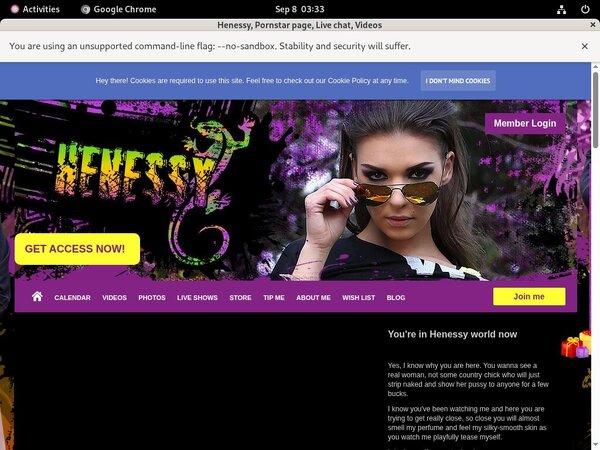 Free Henessy Scenes