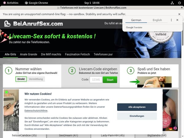 Get Beianrufsex.com Discount Offer