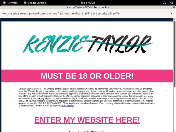 Get Kenzietaylor.com Free