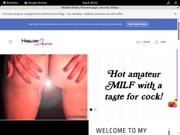 Heather Desire Paypal Options