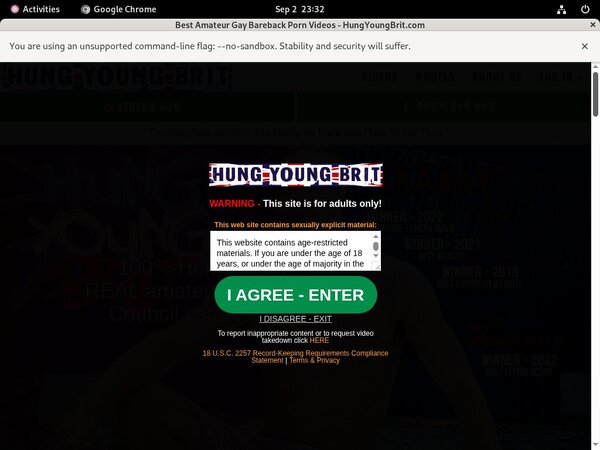Hung Young Brit Pwds