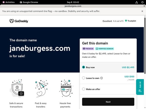 Jane Burgess Active Password