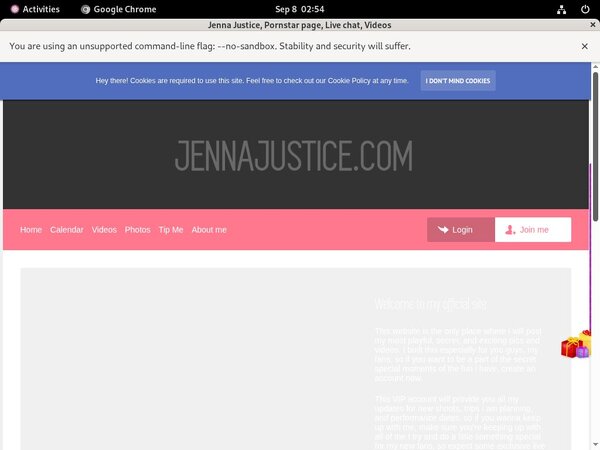 Jennajustice Member Account