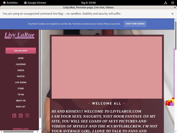 LivyLaRue Password Account