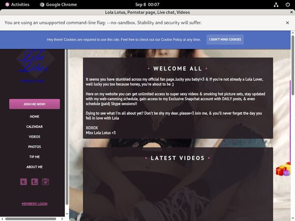 LolaLotus $1 Porn Trial