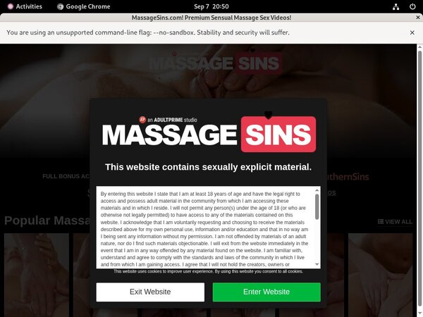Massagesins Accounts And Password