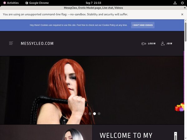 Messycleo.com Paypal Join