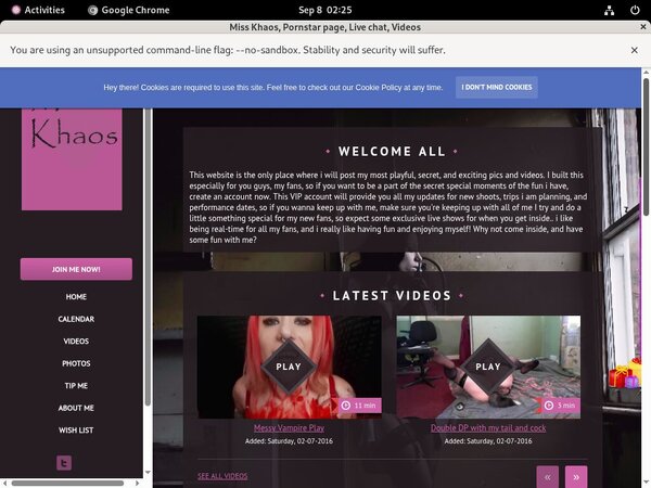 Miss Khaos Blogspot