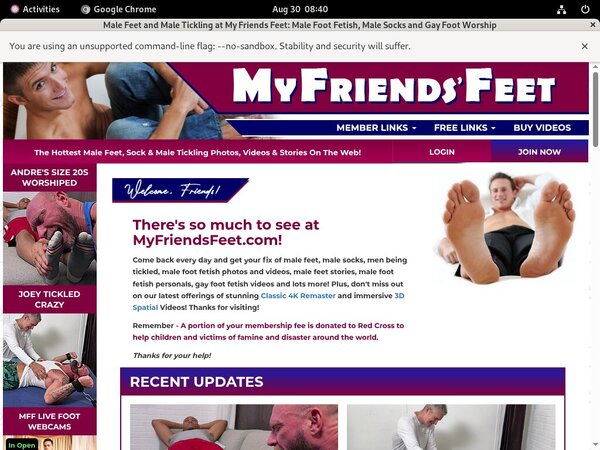 Myfriendsfeet.com Free Trial Code