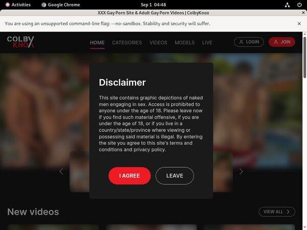 New Colbyknox.com Porn