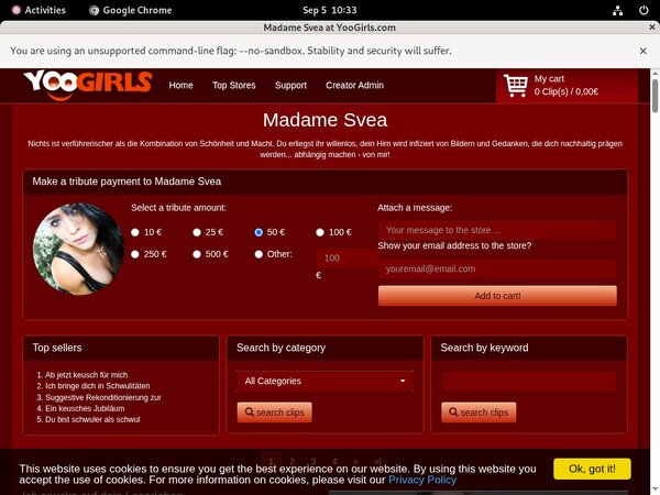 Paypal Madame Svea