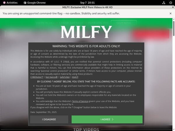 Paypal Milfy.com?