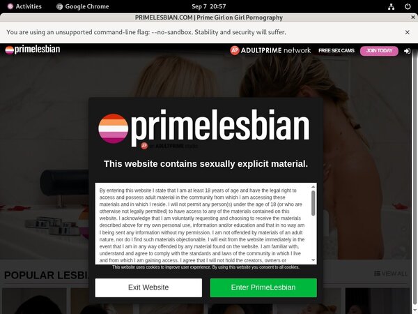 Primelesbian.com Trial Pass