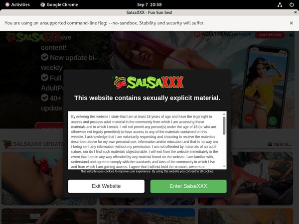 Salsa XXX Get An Account