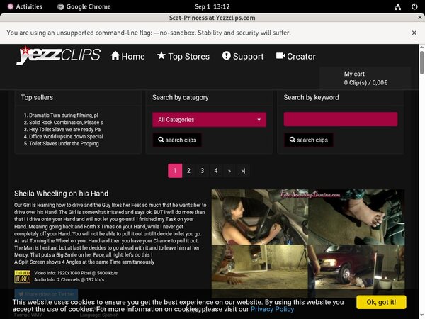 Scat-princess Working Password