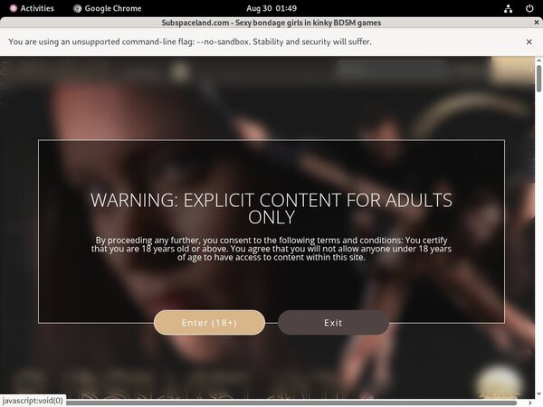 Subspaceland.com New Accounts