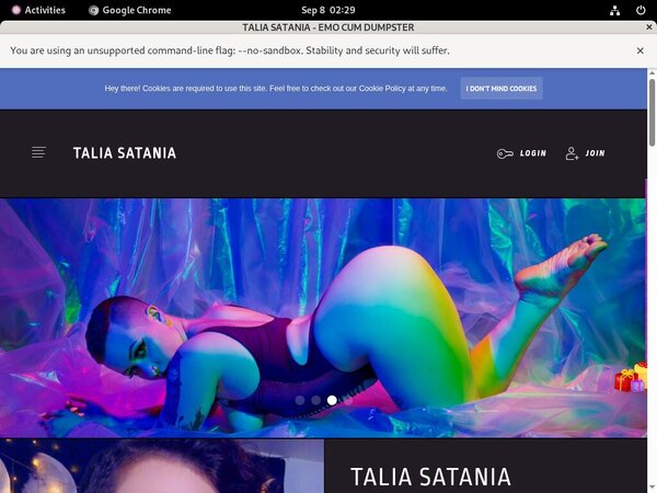 Talia Satania Paypal Trial