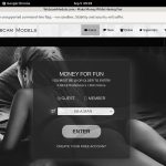 Webcam Models Accounts Password