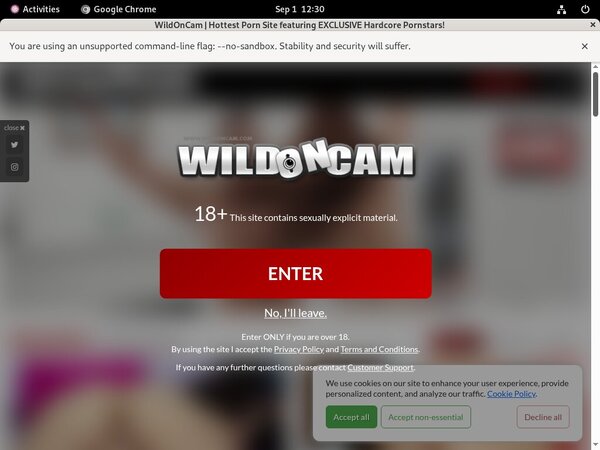 Wild On Cam Renew Membership