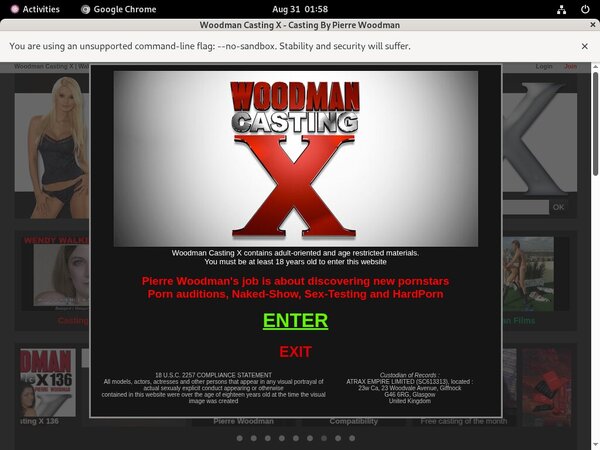 Woodmancastingx.com Free Trial Tour