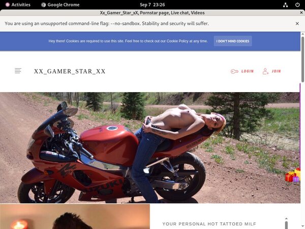 Xx_Gamer_Star_xX Vendo Page