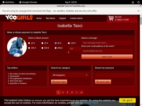 Yoogirls.com Pay