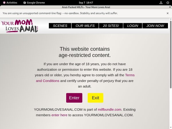 Yourmomlovesanal Discount Account