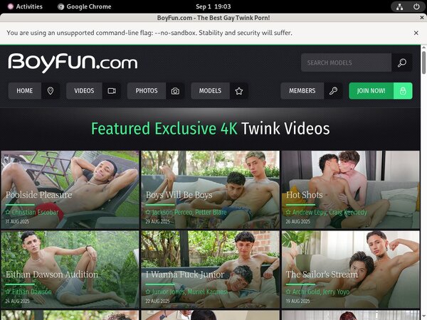 Boy Fun Trial Membership Offer