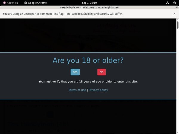 I Love Bondage Password Site
