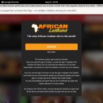 African Lesbians New Accounts